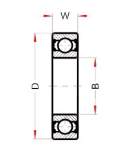 Подшипник Высокотемпературные подшипники Подшипник 6205 BHTS ZZ C4 220°-250° по выгодным ценам Северск