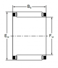 Подшипник Серия K и KT (подшипники без колец) Подшипник K 18x24x16 (KT) по выгодным ценам Северск